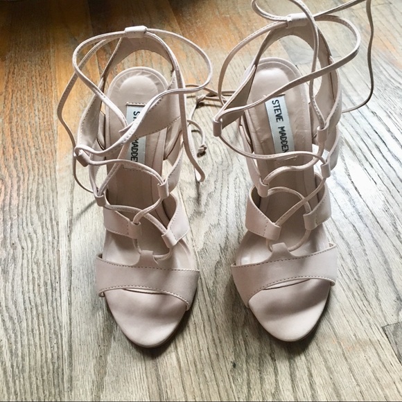 Steve Madden Blush Sandalia Heels - Picture 2 of 12